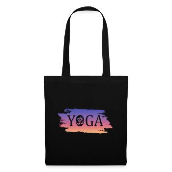 Yoga - Stoffbeutel - Schwarz - Vorne