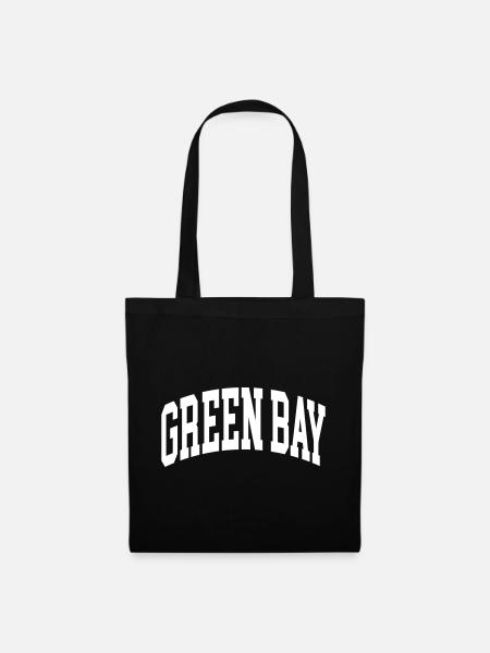 Green Bay - Stoffbeutel - Schwarz
