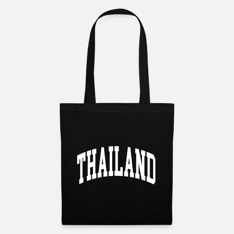 Thailand - Stoffbeutel - Schwarz
