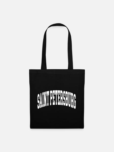 Sankt Petersburg - Stoffbeutel - Schwarz
