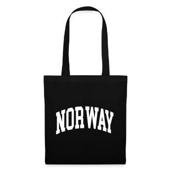 Norway - Stoffbeutel - Schwarz - Vorne