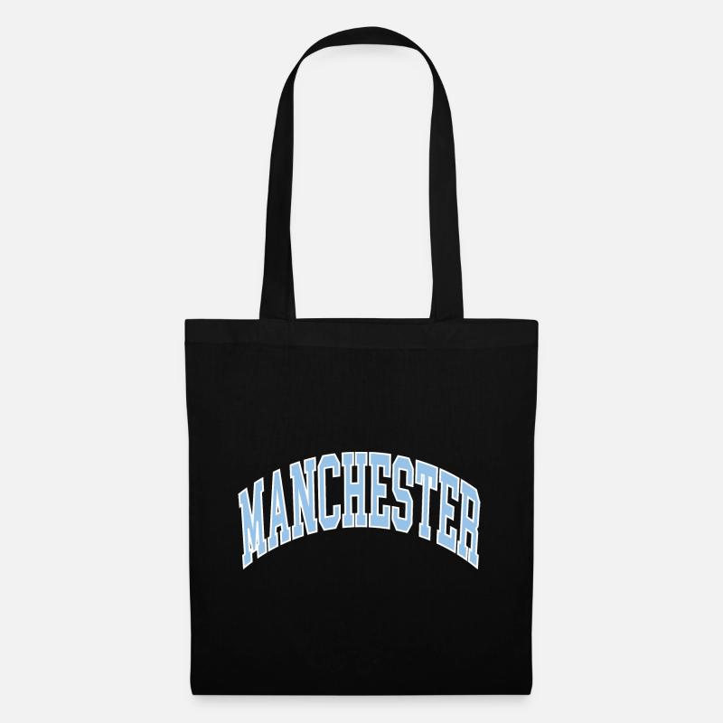Manchester - Stoffbeutel - Schwarz