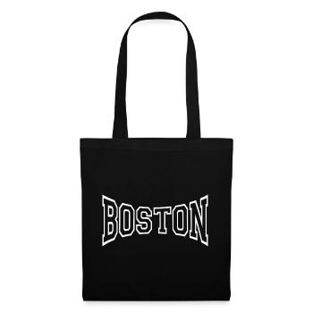 Boston - Stoffbeutel - Schwarz - Vorne