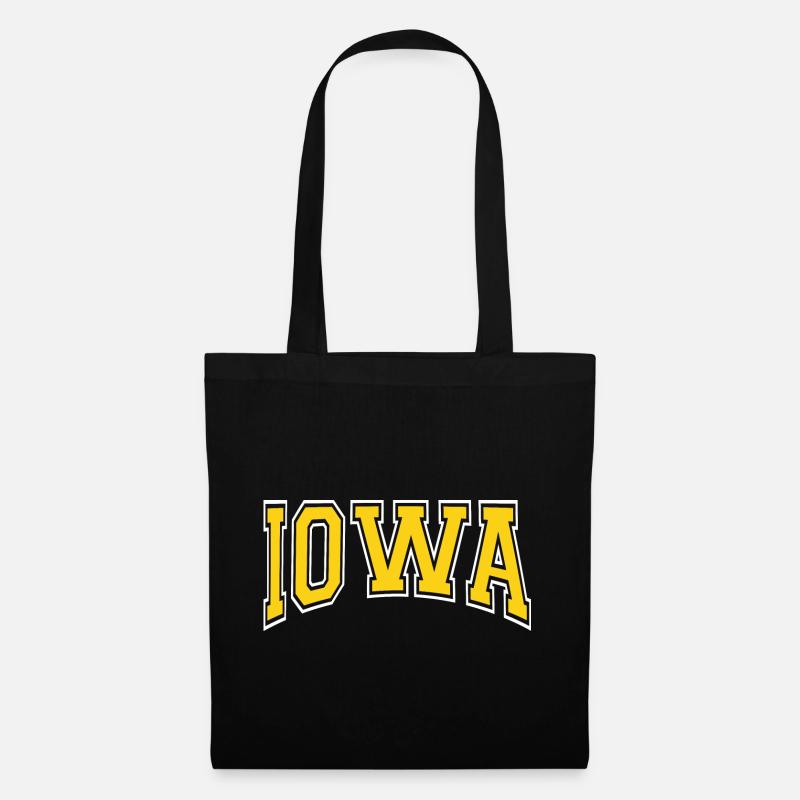 Iowa - Stoffbeutel - Schwarz