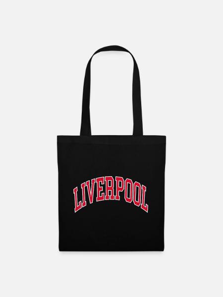 Liverpool - Stoffbeutel - Schwarz