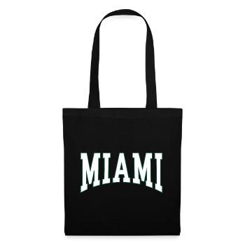 Miami - Sac en tissu - noir - Devant