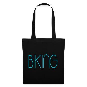 biking - Stoffbeutel - Schwarz - Vorne