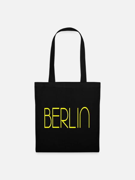 Berlin City - Stoffbeutel - Schwarz