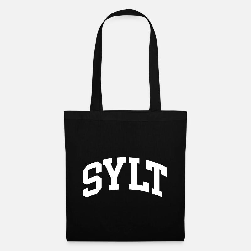 Sylt - Stoffbeutel - Schwarz