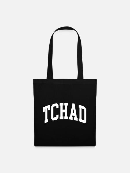 Tschad - Stoffbeutel - Schwarz