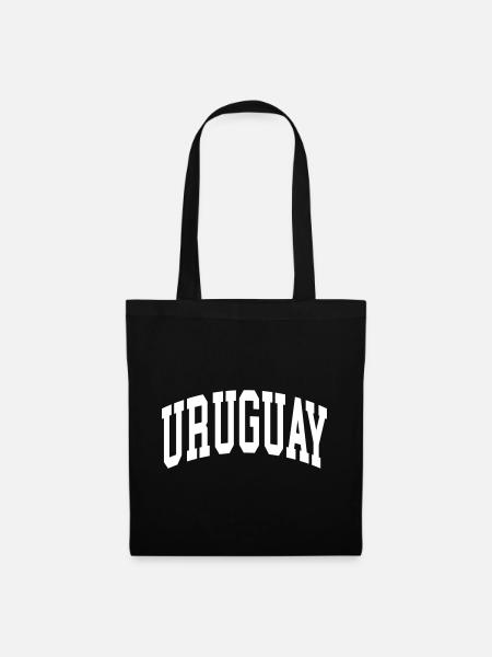 Uruguay - Stoffbeutel - Schwarz