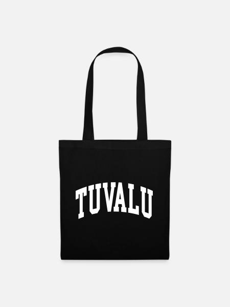 Tuvalu - Stoffbeutel - Schwarz