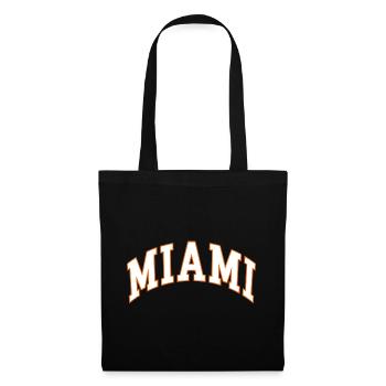 Miami - Stoffbeutel - Schwarz - Vorne