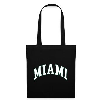 Miami - Sac en tissu - noir - Devant