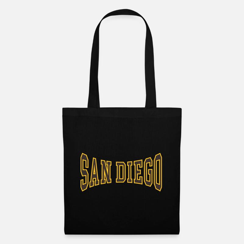 San Diego - Stoffbeutel - Schwarz