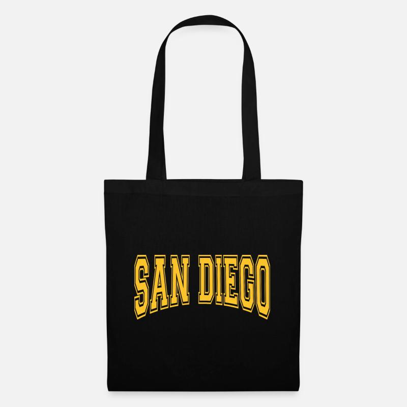San Diego - Stoffbeutel - Schwarz