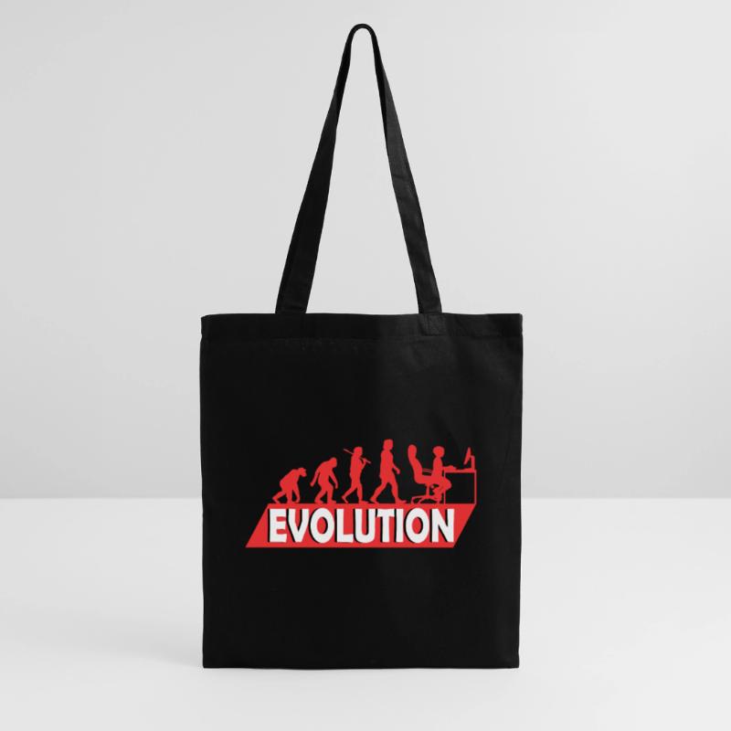 Computer Nerd Programmierer Evolution witzige Stoffbeutel