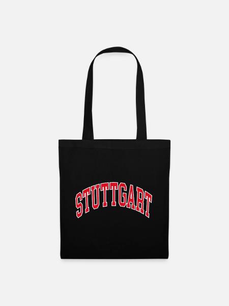 Stuttgart - Stoffbeutel - Schwarz