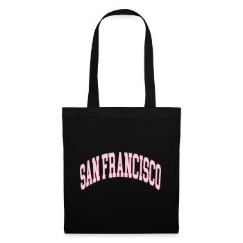 San Francisco - Stoffbeutel - Schwarz - Vorne