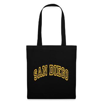 San Diego - Stoffbeutel - Schwarz - Vorne