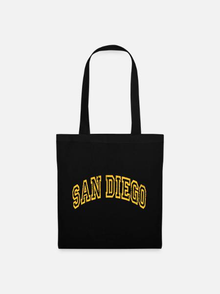 San Diego - Stoffbeutel - Schwarz