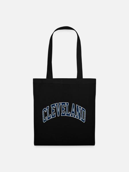 Cleveland - Stoffbeutel - Schwarz