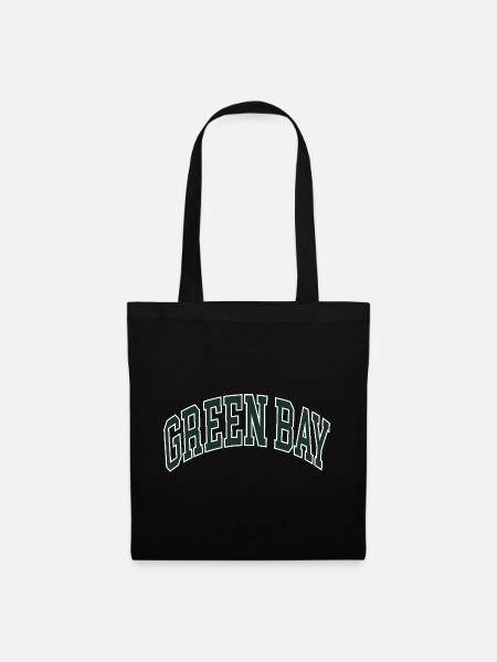 Green Bay - Stoffbeutel - Schwarz