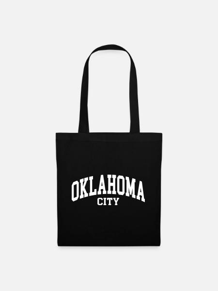 Oklahoma City - Stoffbeutel - Schwarz