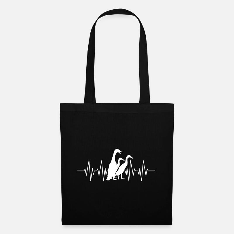 Running Ducks Indian Running Ducks Breeding Running Ducks - Tote Bag - black
