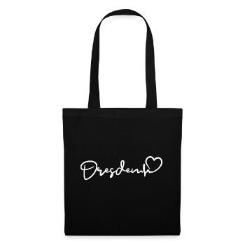 Dresden heartbeat Dresden - Tote Bag - black - Front