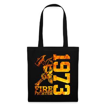 53E ANNIVERSAIRE DE LA BRIGADE DES POMPIERS 1973 - Sac en tissu - noir - Devant