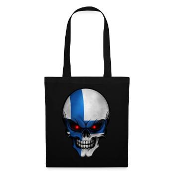Skull Finland - Tote Bag - black - Front