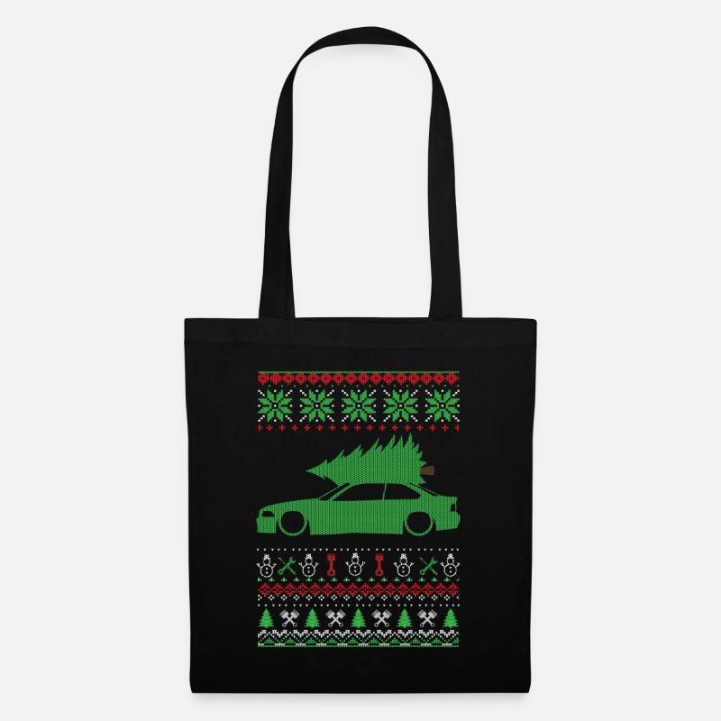 Christmas Ugly Sweater - Stoffbeutel - Schwarz