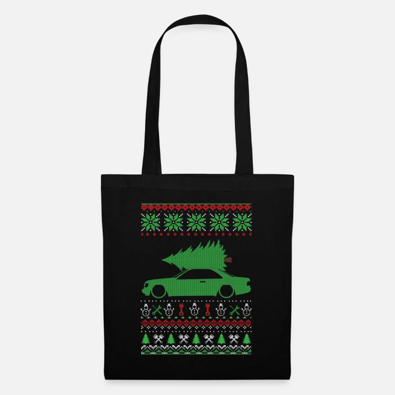 Christmas Ugly Sweater - Stoffbeutel - Schwarz