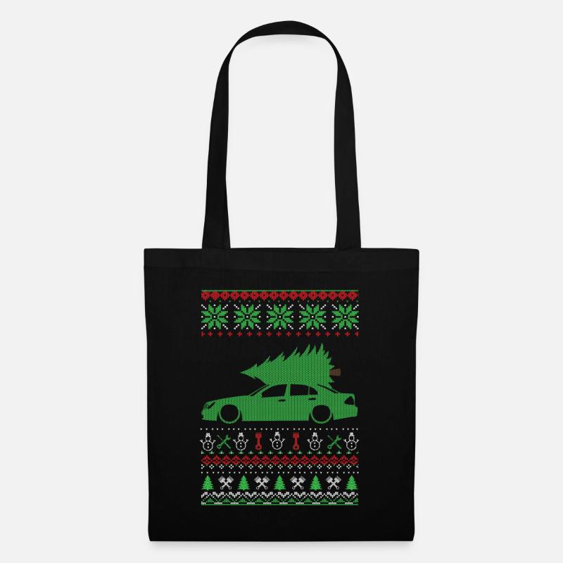 Christmas Ugly Sweater - Stoffbeutel - Schwarz