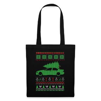 Christmas Ugly Sweater - Stoffbeutel - Schwarz - Vorne