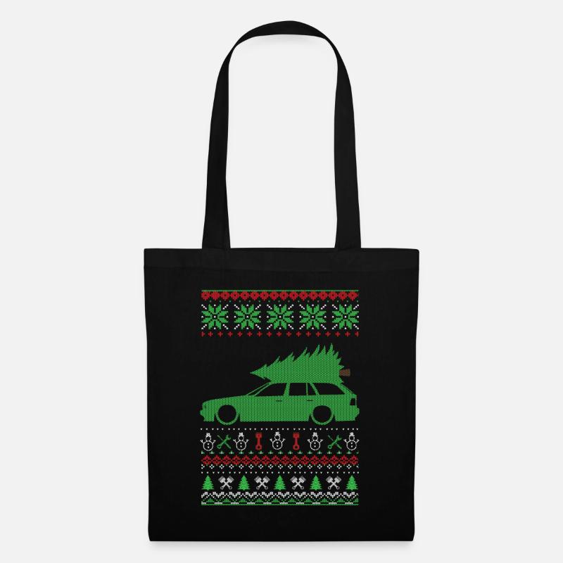Christmas Ugly Sweater - Stoffbeutel - Schwarz