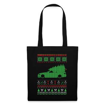 Christmas Ugly Sweater - Stoffbeutel - Schwarz - Vorne