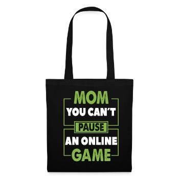 Online gaming nerd funny saying gift geek - Tote Bag - black - Front