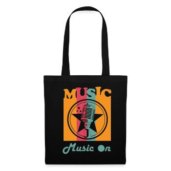 Music Stage - Tote Bag - black - Front