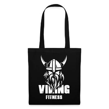 Viking Fitness Bodybuilding Gym Beards Icon - Tote Bag - black - Front