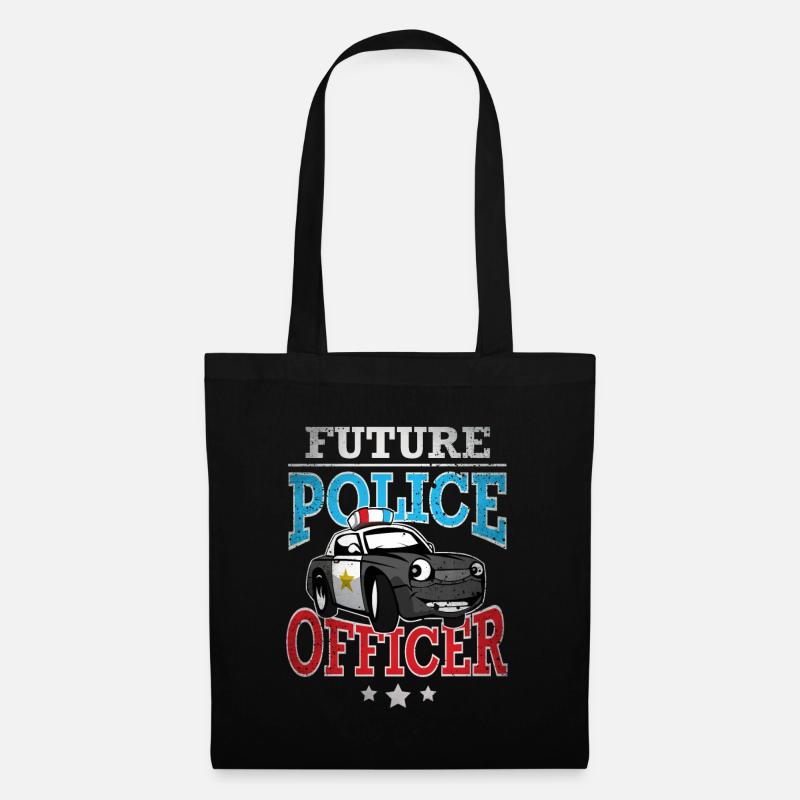 Future Police Officer - Stoffbeutel - Schwarz