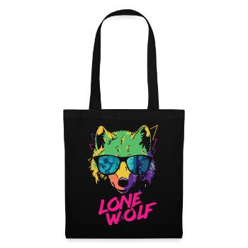 Lone Wolf Loner - Tote Bag - black - Front
