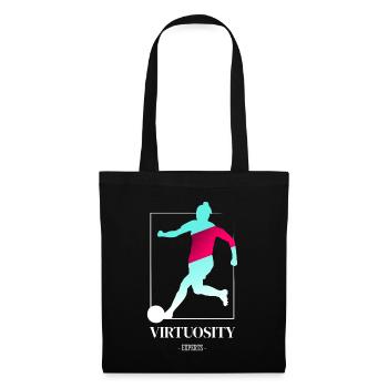 Virtuoser Frauenfußball - Stoffbeutel - Schwarz - Vorne