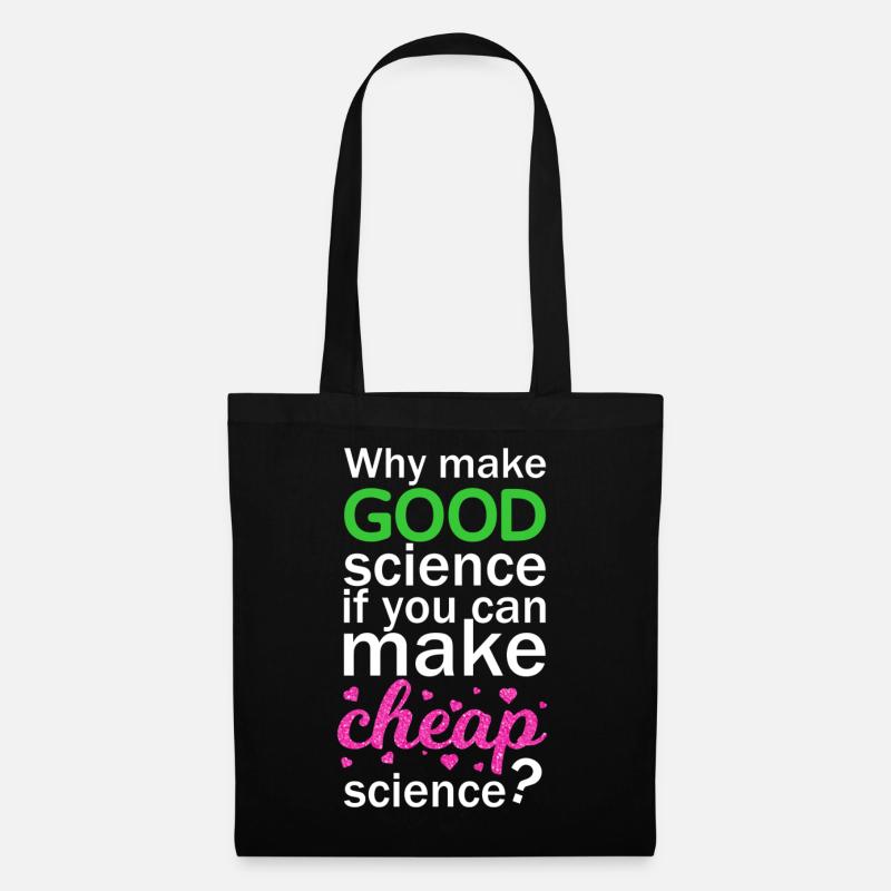 Cheap Science - Stoffbeutel - Schwarz