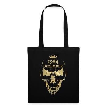 Décembre 1984 Skull Gold - Sac en tissu - noir - Devant