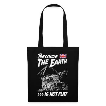 Landy parce que la Terre n’est pas plate - Sac en tissu - noir - Devant