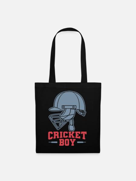 Kricket Jungs - Stoffbeutel - Schwarz