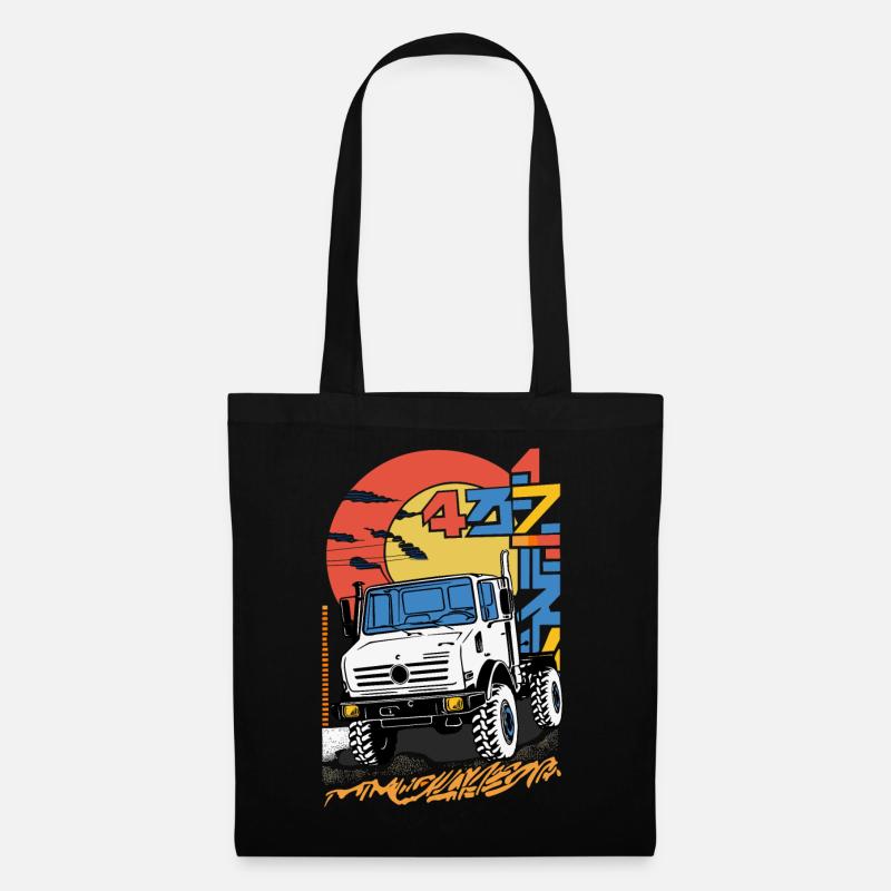 Unimog - Oldtimer - Offroad - Universal Power Implement - Tote Bag - black