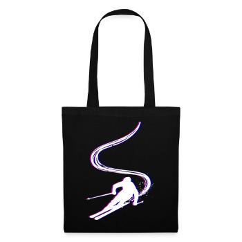 Fun on the slopes Ski jumping Skiing Winter sports - Tote Bag - black - Front